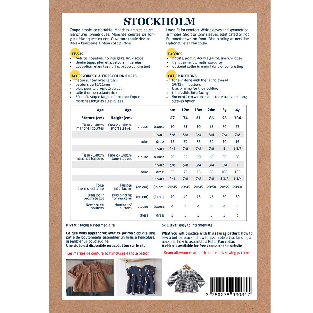 Stockholm Kids Blouse & Dress — 6M–4Y