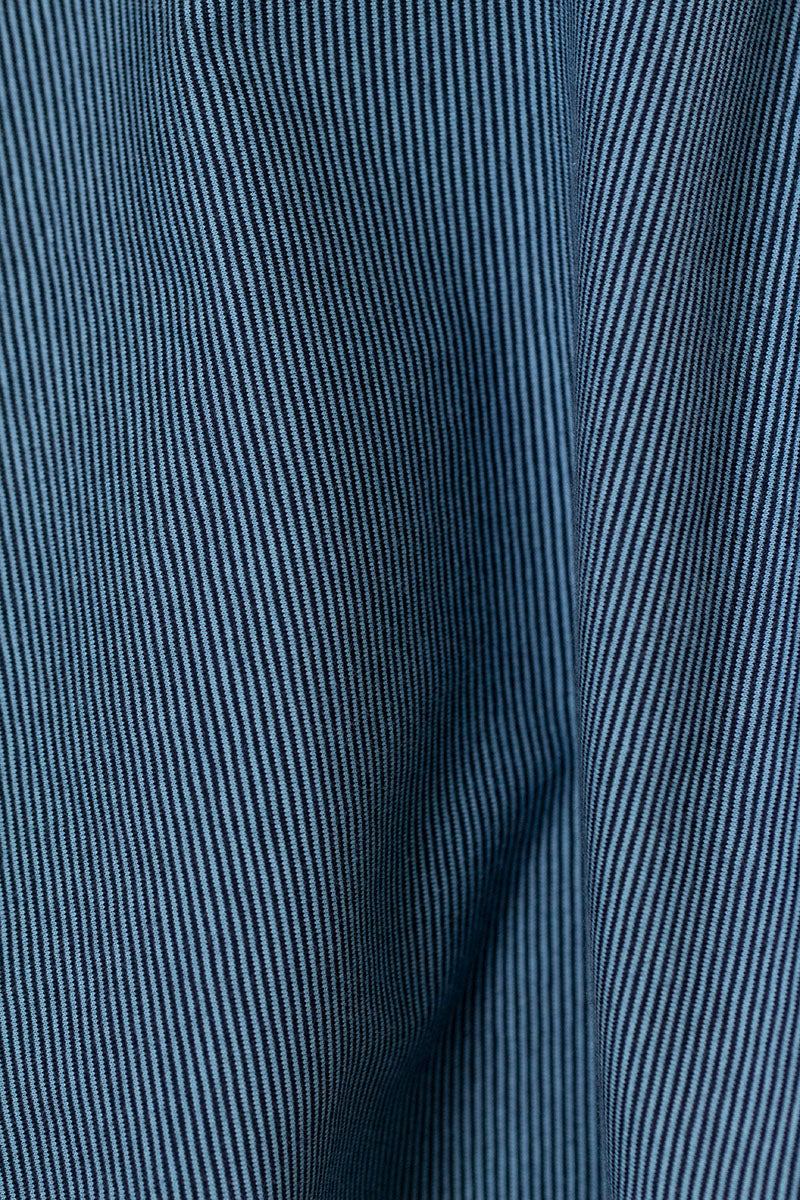 Bella Yarn Dyed Cotton Jersey Blue/Aqua