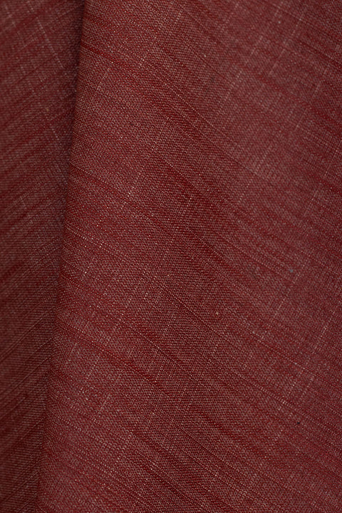 Textured Denim Scarlet Brick