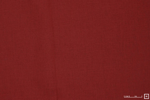 Plain Dyed Linen/Cotton Red