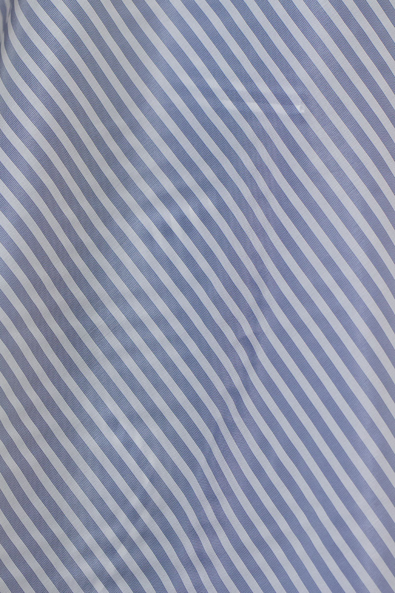 European Striped Lining Blue/White