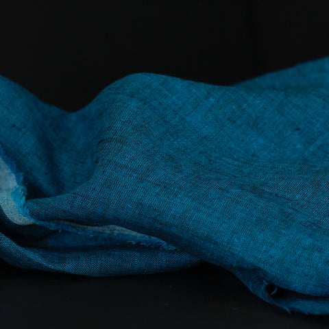 European Yarn Dyed Linen Teal