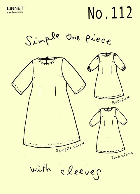 Simple One Piece with Sleeves No. 112