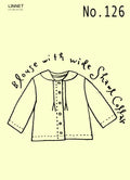 Blouse with wide Shawl Collar No. 126