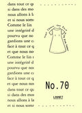 Half Sleeve One Piece with Roll Collar No. 70