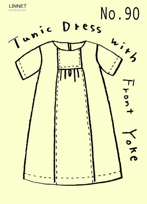 Tunic Dress with Front Yoke No. 90