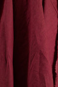 Lithuanian Plain Dyed Linen Washed Raspberry