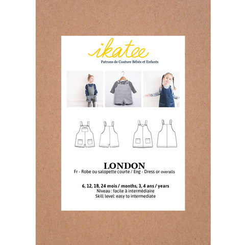 London Dress & Short Overalls — 6M–4Y