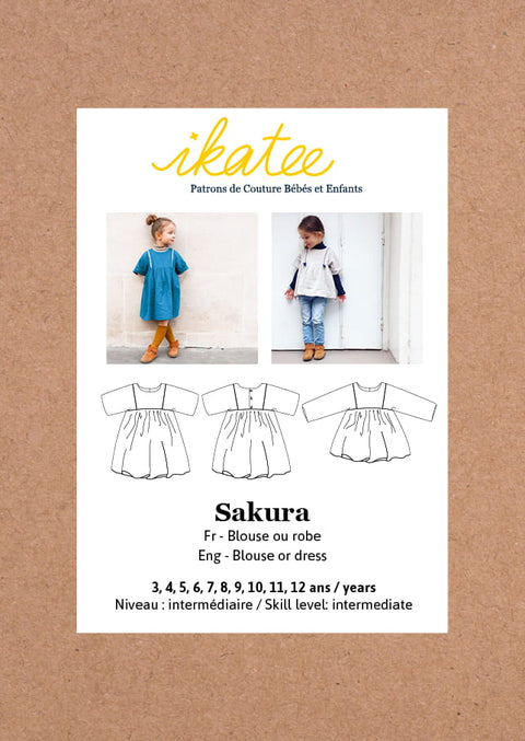 Sakura Blouse & Dress — 3–12Y