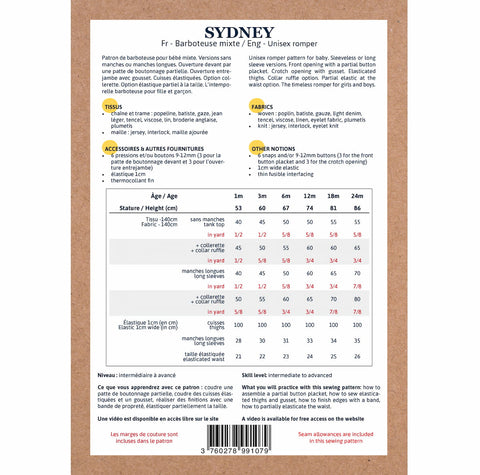 Sydney Romper — 1–24M