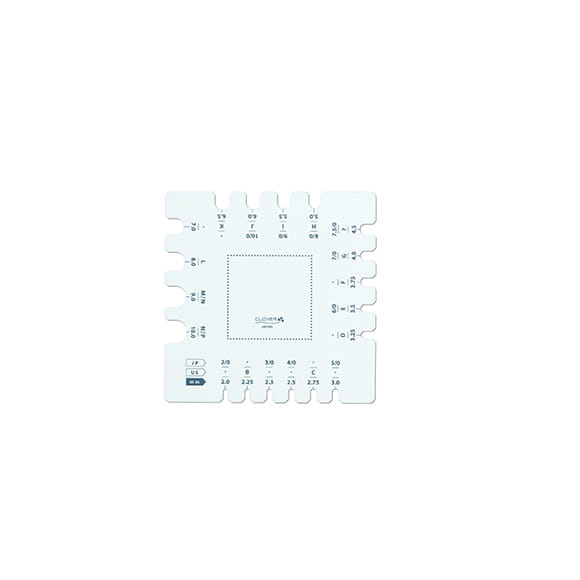 Swatch Ruler and Needle Gauge