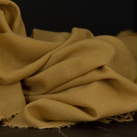 Japanese Worsted Wool Gauze Mustard